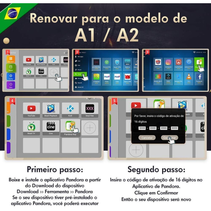 $69 A1 / A2 / HTV / IPTV 5 / IPTV6 / IPTVKINGS 16-digit